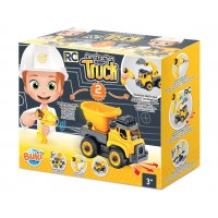 Set constructie - Camion autobasculanta si excavator cu telecomanda