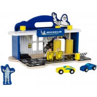 Statie reparatii masini cu spalatorie din lemn Michelin