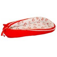 Baby Nest MyKids Hearts-Red White
