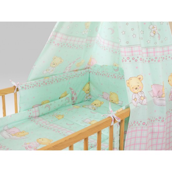 Baldachin MyKids Teddy Steluta Turquoise