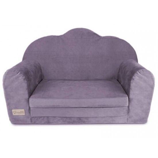 Canapea extensibila pentru copii catifea Klups Mov V112