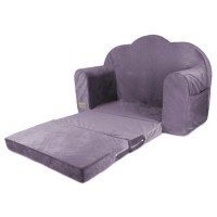Canapea extensibila pentru copii catifea Klups Mov V112