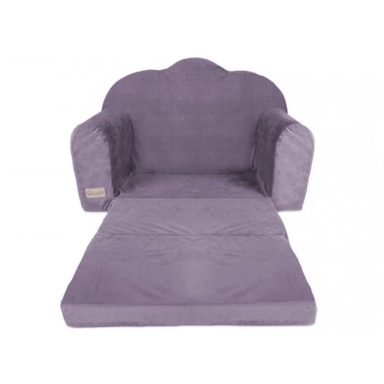 Canapea extensibila pentru copii catifea Klups Mov V112