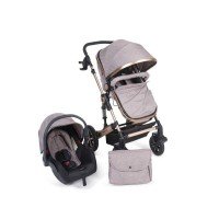 Carucior 3 in 1 KikkaBoo Darling Beige