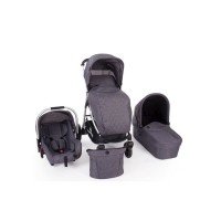 Carucior 3 in 1 Trinity Grey Melange