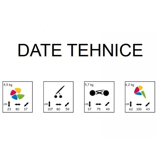 Carucior copii 3 in 1 MyKids Baby Boat Bb/214 Light Brown