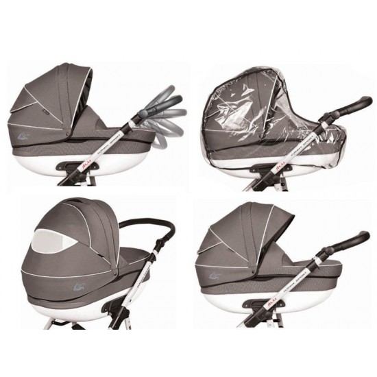 Carucior copii 3 in 1 MyKids Baby Boat - Bb/224 Gray-Blue