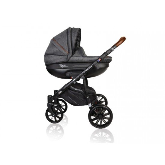 Carucior copii 3 in 1 MyKids Basic Soft Grey Gel
