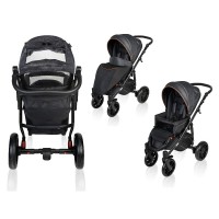 Carucior copii 3 in 1 MyKids Basic Soft Grey Gel