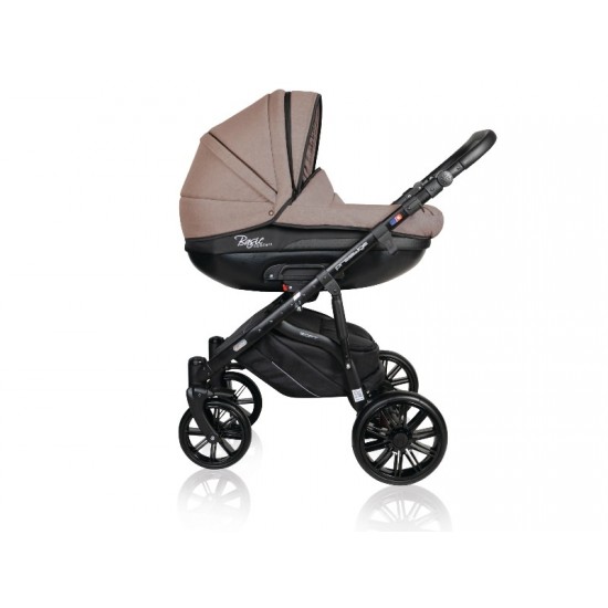 Carucior copii 3 in 1 MyKids Basic Soft Latte Gel