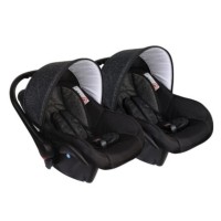 Carucior pentru gemeni 3 in 1 MyKids Twin Quick 15 Anthtacite