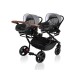 Carucior pentru gemeni 3 in 1 MyKids Twin Quick 16 Forest Green