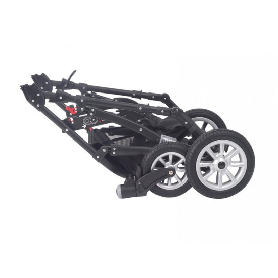 Carucior pentru gemeni MyKids Twinni Cappuccino 3 In 1