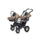 Carucior pentru gemeni MyKids Twinni Cappuccino 3 In 1