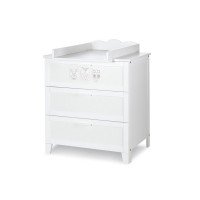 Comoda Pentru Infasat Copii Klups Marsell Bufnite