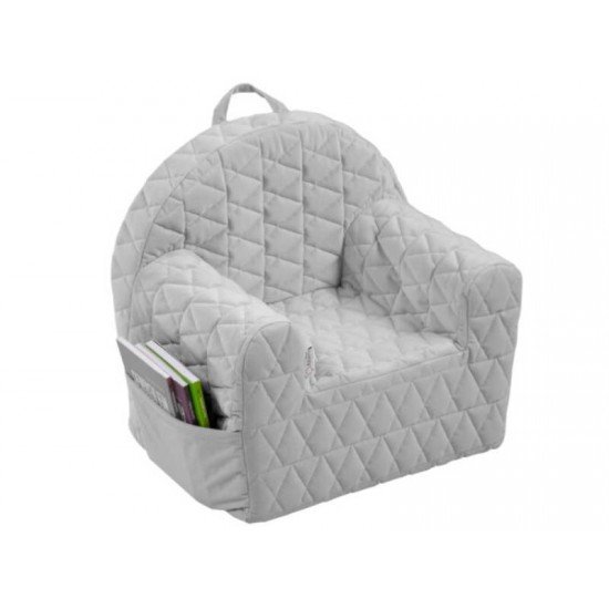 Fotoliu copii Klups Velvet Gri V102