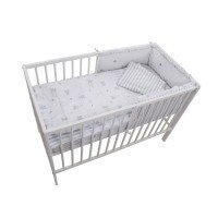 Lenjerie MyKids Bunny Alb 4 Piese 120x60