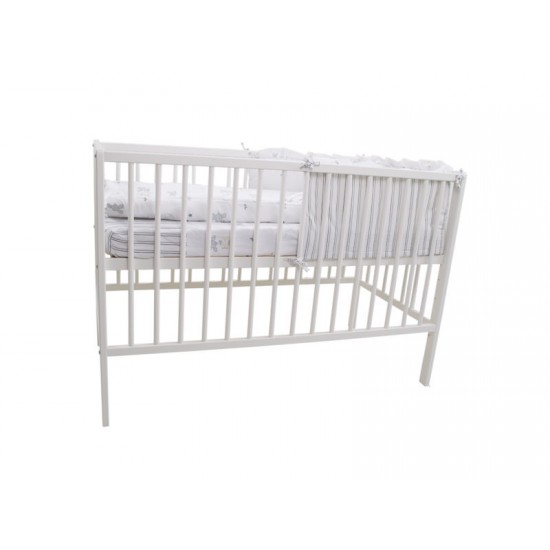 Lenjerie MyKids Bunny Alb 4 Piese 140x70