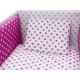 Lenjerie MyKids Colorful Stars Pink 9 Piese 120x60 cm