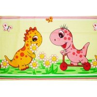 Lenjerie MyKids Dino Roz 4+1 Piese 120x60