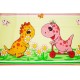 Lenjerie MyKids Dino Roz 5 Piese 120x60