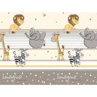 Lenjerie MyKids Imagine Safari Maro 4 Piese 120x60