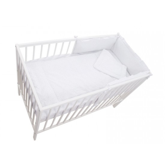 Lenjerie MyKids Little Stars Roz 4 Piese 140x70