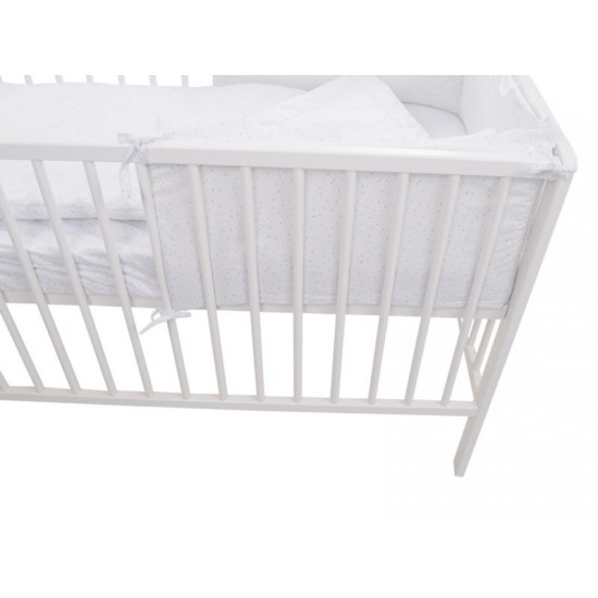 Lenjerie MyKids Little Stars Verde 4 Piese 140x70