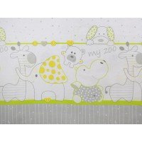 Lenjerie MyKids My Zoo Verde 4+1 Piese 120x60 cm
