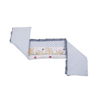 Lenjerie MyKids Teddy Friends Gri 4 Piese M2 120x60