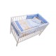 Lenjerie MyKids Teddy Hug Blue M1 4 Piese 120x60