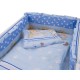 Lenjerie MyKids Teddy Hug Blue M1 4 Piese 140x70