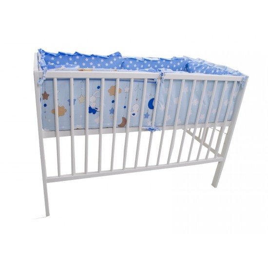 Lenjerie MyKids Teddy Hug Blue M1 4+1 Piese 140x70