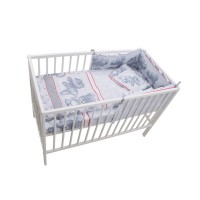 Lenjerie MyKids Teddy Hug Gri 4 M1 Piese 140x70