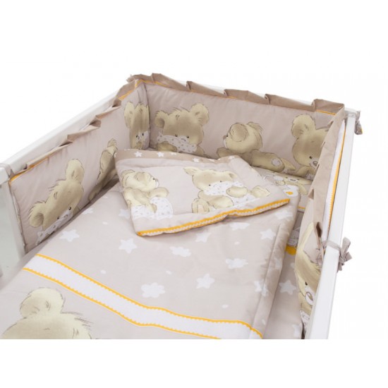 Lenjerie MyKids Teddy Hug Maro M1 4 Piese 140x70