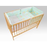 Lenjerie MyKids Teddy Steluta Turquoise 4+1 Piese 140x70 cm