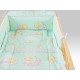 Lenjerie MyKids Teddy Steluta Turquoise 4+1 Piese 140x70 cm