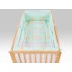 Lenjerie MyKids Teddy Steluta Turquoise 4+1 Piese 140x70 cm