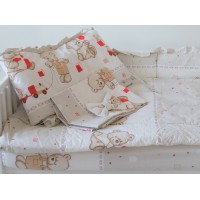 Lenjerie MyKids Teddy Toys Maro M1 4 Piese 120x60