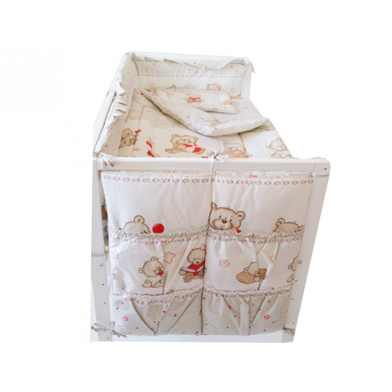 Lenjerie MyKids Teddy Toys Maro M1 4+1 Piese 140x70