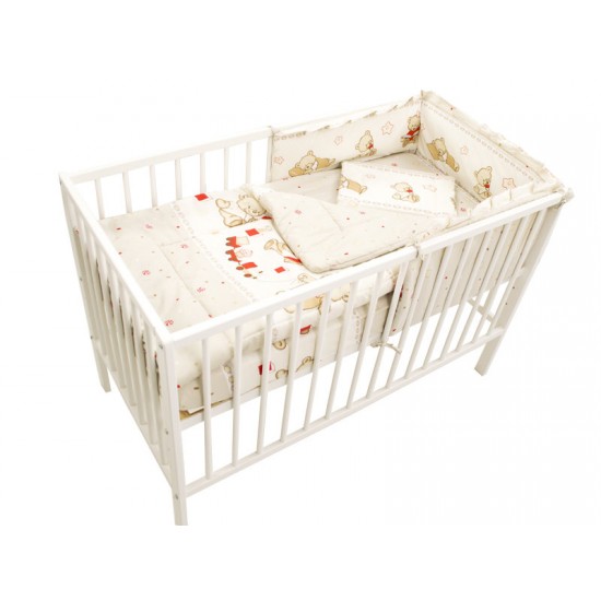 Lenjerie MyKids Teddy Toys Maro M2 4 Piese 120x60