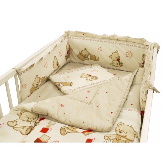 Lenjerie MyKids Teddy Toys Maro M2 4 Piese 140x70