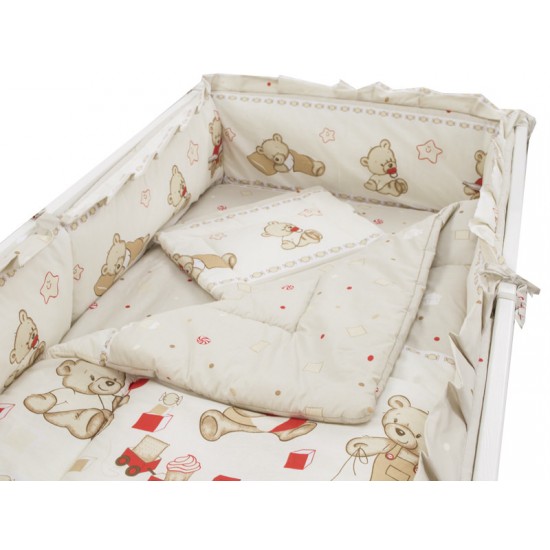 Lenjerie MyKids Teddy Toys Maro M2 4+1 Piese 120x60