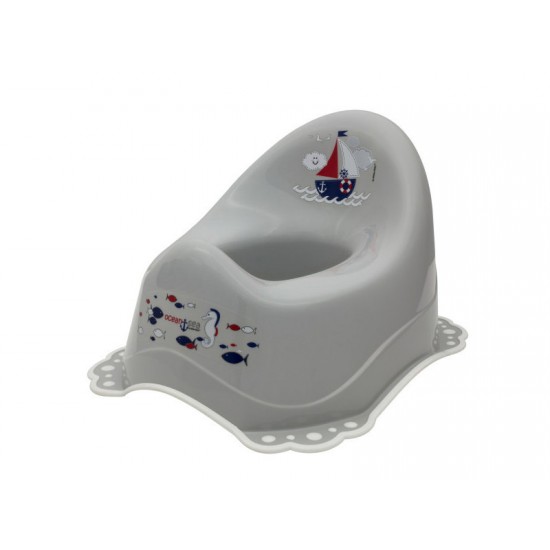 Olita muzicala MyKids Ocean Sea sistem antialunecare Gri-Alb