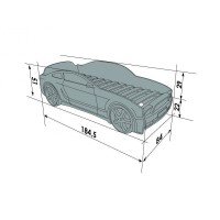 Pat masina Light-MG 3D Negru
