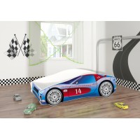 Pat Tineret MyKids Race Car 02 Blue 160x80
