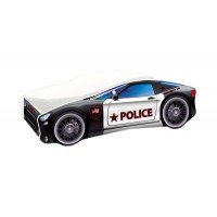 Pat Tineret MyKids Race Car 03 Police 160x80