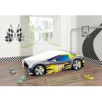 Pat Tineret MyKids Race Car 06 Black 140x70