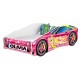 Pat Tineret MyKids Race Car 08 Pink 140x70