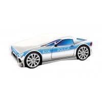 Pat Tineret MyKids Race Car 09 Policia 160x80